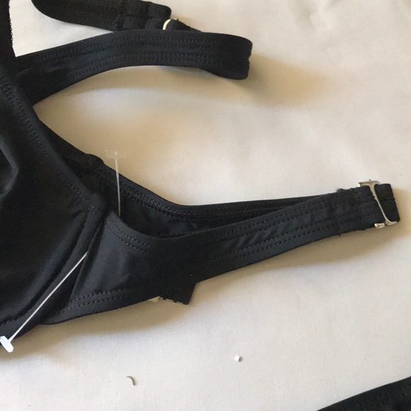 NWT La Blanca Classic Black Bikini Set SZ 4/Small - Picture 4 of 6
